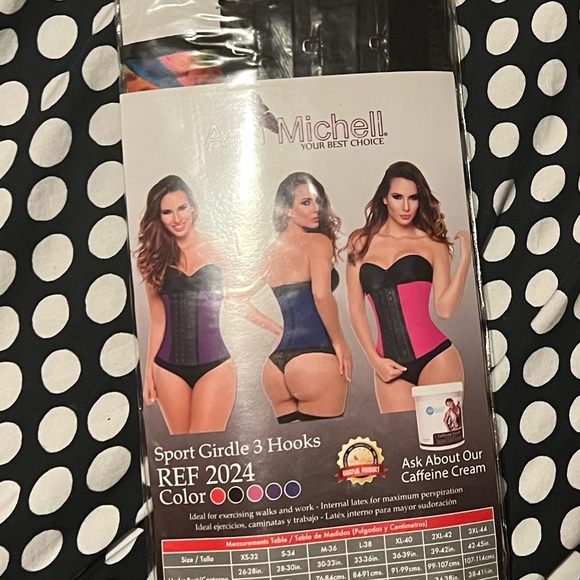 Ann Michell Long Torso 3 Hook Latex Waist Trainer - Picture 5 of 5